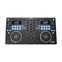 Gemini Sound GMX 독립형 전문 오디오 DJ 멀티 포맷 USB MP3 WAV 및 소프트웨어 호환 미디어 컨트롤러 시스템터치 감지 고해상도 조그 휠 XLR 마스터 출력 포
