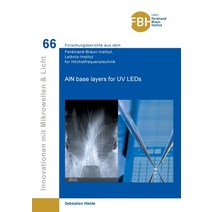 (영문도서) AlN base layers for UV LEDs Paperback, Cuvillier, English, 9783736974517