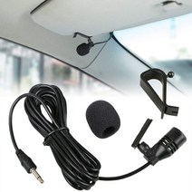 자동차 스테레오 gps 블루투스 지원 오디오 dvd 3m 와이어 1-10v dc 핸즈프리 자동차 키트 마이크로 폰용 3.5mm 마이크 외부 마이크