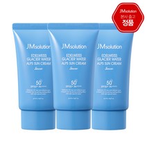 제이엠솔루션 에델바이스 빙하수 알프스 선 크림 스노우 50ml SPF50+PA+++, 3개
