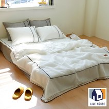 여름 얇은 60수 아사 차렵 뱀부 이불