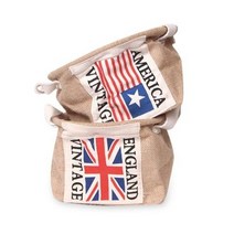 기타 바보사랑[디자인에버]뉴 미니 플래그 스크랩 쥬트바스켓, 영국_ENGLAND, 색상:영국(ENGLAND)