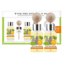 향기마을 차량용 송풍구 디퓨저 17ml 2입세트 제주한라봉