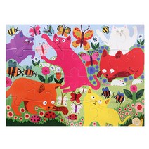 귀여운 고양이들 20피스 퍼즐 / 3세이상, 상세설명 참조, 없음