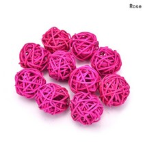 크리스마스 볼 트리 장식 10 pcs 3 cm5 cm 등나무 예 홈 정원 안뜰 diy 재료, 3cm RS