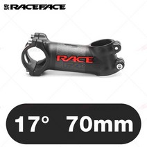 자전거 스템 다음 레이스 페이스 매트 합금 3k 탄소 섬유 31.8x28.6mm 광택 블랙 레드 로고 스티커 도로 mtb, 17도-70mm