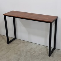 푸른숲가구 멀바우 원목 좁은테이블 홈까페 아일랜드식탁 홈바테이블, 2000x430x950