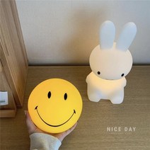 미스터마리아 스마일 조명 원격제어 무드등 수유등 수면등 리모컨, 토끼야등