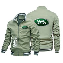 라이딩 바람막이 방풍자켓 2023 새로운 가을 남성 재킷 스탠드 칼라 캐주얼 브랜드 자동차 로고 인쇄 대형