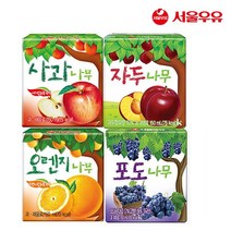 서울우유 사과나무 포도 오렌지 자두 150mlx96팩 아기주스, 96팩, 사과나무48팩+자두나무48팩