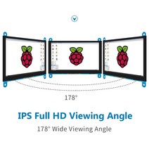 서브모니터 소형 포터블 보조 모니터 라즈베리 파이 스크린 터치 5 인치 미니 HDMI LCD 화면 800x480 400 4 3B windows와 호환, [02] CTP IPS