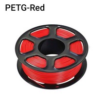 TOPZEAL 고품질 PLA/ABS/PETG/TPU/나일론 3D 프린터 필라멘트 1.75mm 스풀 및 10M * 10 색상 샘플 인쇄 재료, PETG Red+이스라엘
