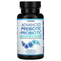 하바수뉴트리션 프리바이오틱 프로바이오틱 200억 CFU 60캡슐 Havasu Nutrition Advanced Prebiotic Probiotic 20 Billion 0