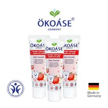독일 천연 유기농 외코아제 킨더 저불소 유아치약 사과향 50ml 1개