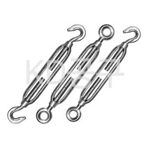 기타 짜게 턴버클 H&H 와이어턴버클 와이어로프 장력조절 와이어조절 케이디공구 KD09, 1개, 도금 7/8