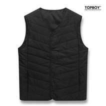 탑보이TOPBOY 사선퀄팅 초경량 패딩조끼 GM068