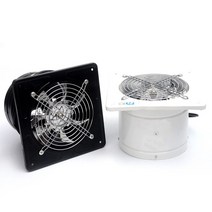 열회수환기장치 환기팬 배기팬 미니 배기열 환풍기, 4인치 오프닝 100mm 화이트