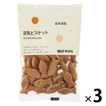 일본간식 일본과자 일본스낵 무인양품 양품계획 두유 비스켓 70g x 3봉, 3개