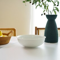 킨토 림 볼 (면기) 220mm - 화이트 얼스그레이