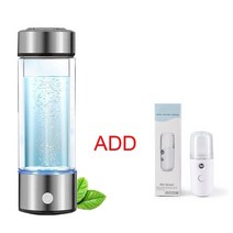 수소수 생성기 정수 알칼리 이온수 전해수기 Yenvqee 420ml 휴대용 수소 발생기 워터 필터 이온화 장치 순수 h2 풍부한 수소 성 usb 가습기 추가, 콤비네이션