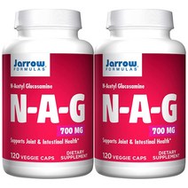 자로우 Jarrow NAG 700mg 120정 베지 캡슐 2세트 아세틸글루코사민