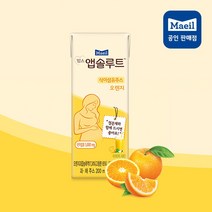 매일유업 맘스앱솔루트 식이섬유주스 오렌지 200ml x 24팩