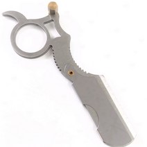 바버샵 면도기 이발소 면도 칼 외날 면도기 실버