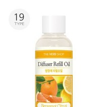 방향제 리필오일 디퓨져 (19종) 100ml 더허브샵, 클린코튼