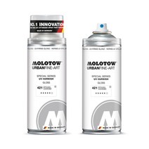 [모로토] UV바니쉬 스프레이 400ml (종류선택) - 스프레이페인트 바니쉬 모로토우 MOLOTOW, 421 UV바니쉬 유광