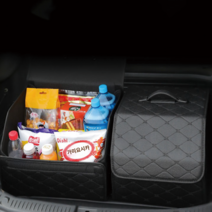 트렁크 정리함 자동차 차량 수납함 박스 보관함 [매트블랙]