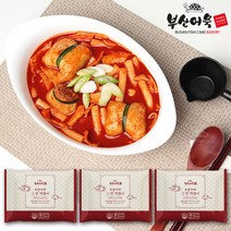 부산어묵 포장마차 국물 떡볶이 3봉세트, 단품