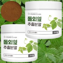 돌외잎 추출 분말 가루 추출물, 2통, 250g