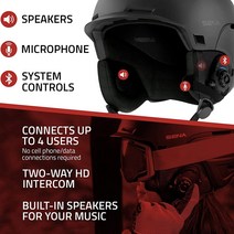 세나 Sena Latitude S1 스노우 헬멧 내장된 스피커와 마이크 4가지 .. 정품보장, Medium