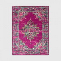 페르시아 에스닉 스타일 러그 퍼플 거실 구식 카펫 소녀 침실 보헤미안 기하학 매트, 80x160cm