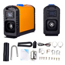 화물차 무시동히터 차량용 열교환기 트럭 용 lcd 스위치 원격 제어가있는 8kw 12v 올인원 디젤 에어 히터 자동차 보트 캐러밴 suv rv 디젤 주차 히터, 8kw 12v 블랙