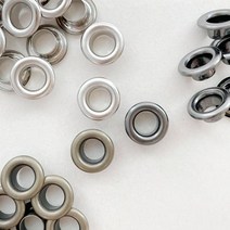 헤세드 국산) 5호 아일렛 (내경6.5mm) 스틸 아일렛 (60쌍), 3컬러전부(180쌍)