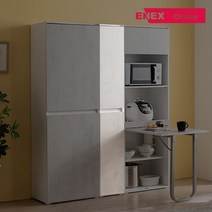 에넥스 모스 300 틈새 주방수납장, 빈티지화이트