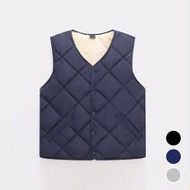 남성 겨울 기모안감 보온 데일리 조끼