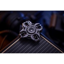 MOT 연결 스테인레스 스틸 손가락 끝 스피너 성인 감압 장난감 사전 설정, S.S black