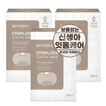 마더케이 멸균 구강티슈 30p, 115g, 3개