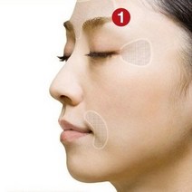 미간스티커 테잎 이마테이프 주름패치 얼굴피부관리 주름용테이프 관리 얼굴 87312EA, ☆날개형 주름테이프☆