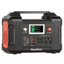 무소음발전기 소형 캠핑 flashfish 100 127v 휴대용 발전소 ac 200w, 유럽 ​​연합