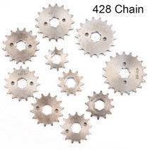 오토바이 드라이브 체인 루브 클리너 기어 앞 엔진 스프로킷 먼지 구덩이 자전거 바이크, 428 17mm 17t