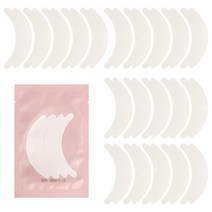 Royalways 20x 언더 패드 속눈썹 이식 쿠션 용품, 분홍색, 6.3cmx1.3cm, 부직포 하이드로겔