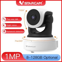 펫캠 강아지 CCTV 홈캠 Vstarcam무선 Wifi IP 카메라 실내 720P 감시 보안 자동 추적 HD 야간 투시경 베이비 모니터 애완동물 캠, Add 32GB SD Card+영국 플러그