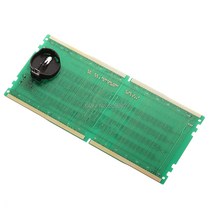 와이파이 네트워크 네트워킹 데스크탑 컴퓨터 마더 보드 DDR4 RAM 메모리 슬롯 테스터 인텔 및 AMD 수리 테스터용 LED 조명 포함, 한개옵션0