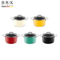 독일냄비 BRK 스마트매직 냄비 인덕션 가스레인지 겸용 5컬러, 18편수, 블랙