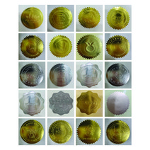 엠블럼 스티커 로고금박스티커제작 로고스티커주문제작형 소량 대량주문가능 100매, 원형(재주문+기존동판사용)