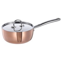 이케아 핀마트 소스팬+뚜껑 1.5L 구리실버 지름18cm 높이8cm 알루미늄, 이미지참조