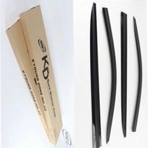 아반떼HD하이브리드썬바이저 자동차스모그바이져4PCS, 국내현대, 뉴엑센트_4도어(4P)2011~